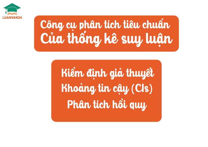 3 công cụ phân tích tiêu chuẩn của thống kê suy luận